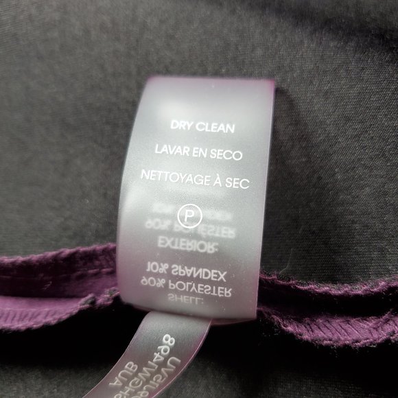 Calvin Klein Aubergine Gold Button Front Dress - Picture 10 of 12